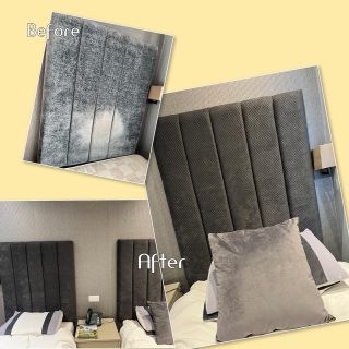Checkout these headboards which have been reupholstered and given a new look. Contact us for all your upholstery needs.